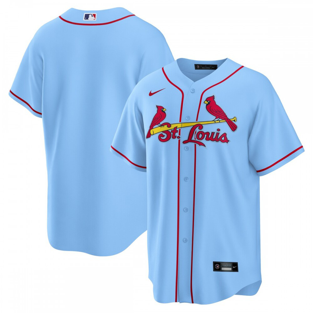 St. Louis Cardinals Alternate Replica Team Jersey - Light Blue-Pro Kit Vault | Brand New 26/27 Sports Jerseys